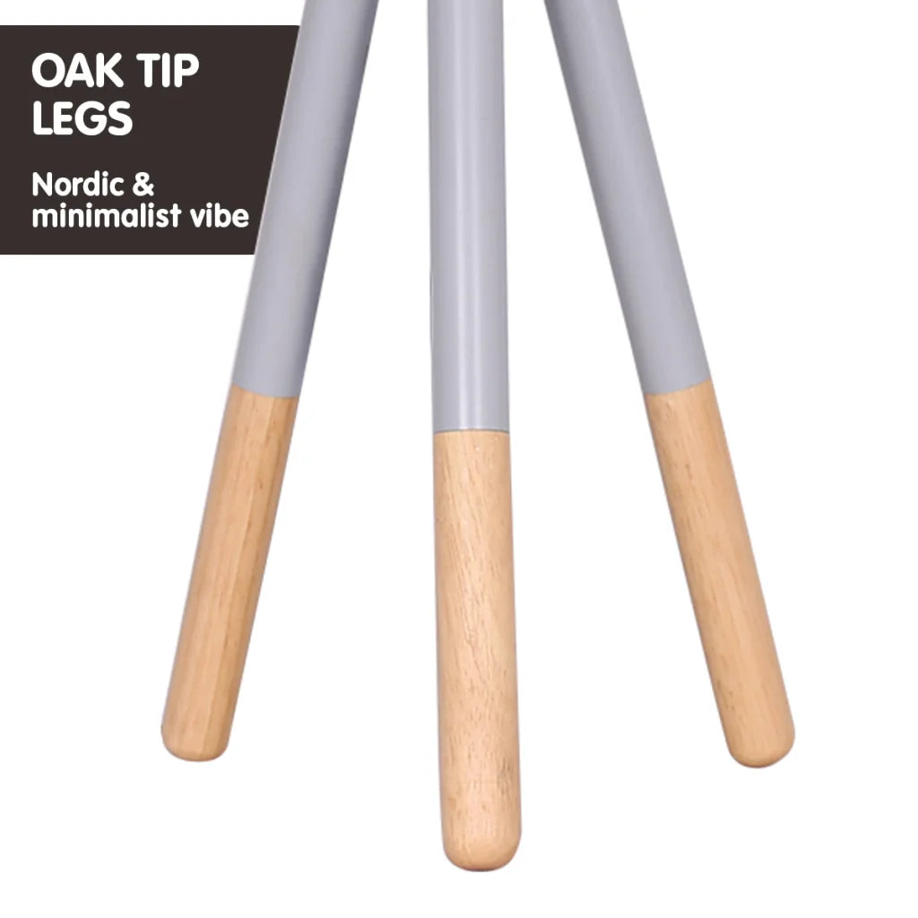 Sarantino Tripod Desk Lamp in Metal & Wood Nordic