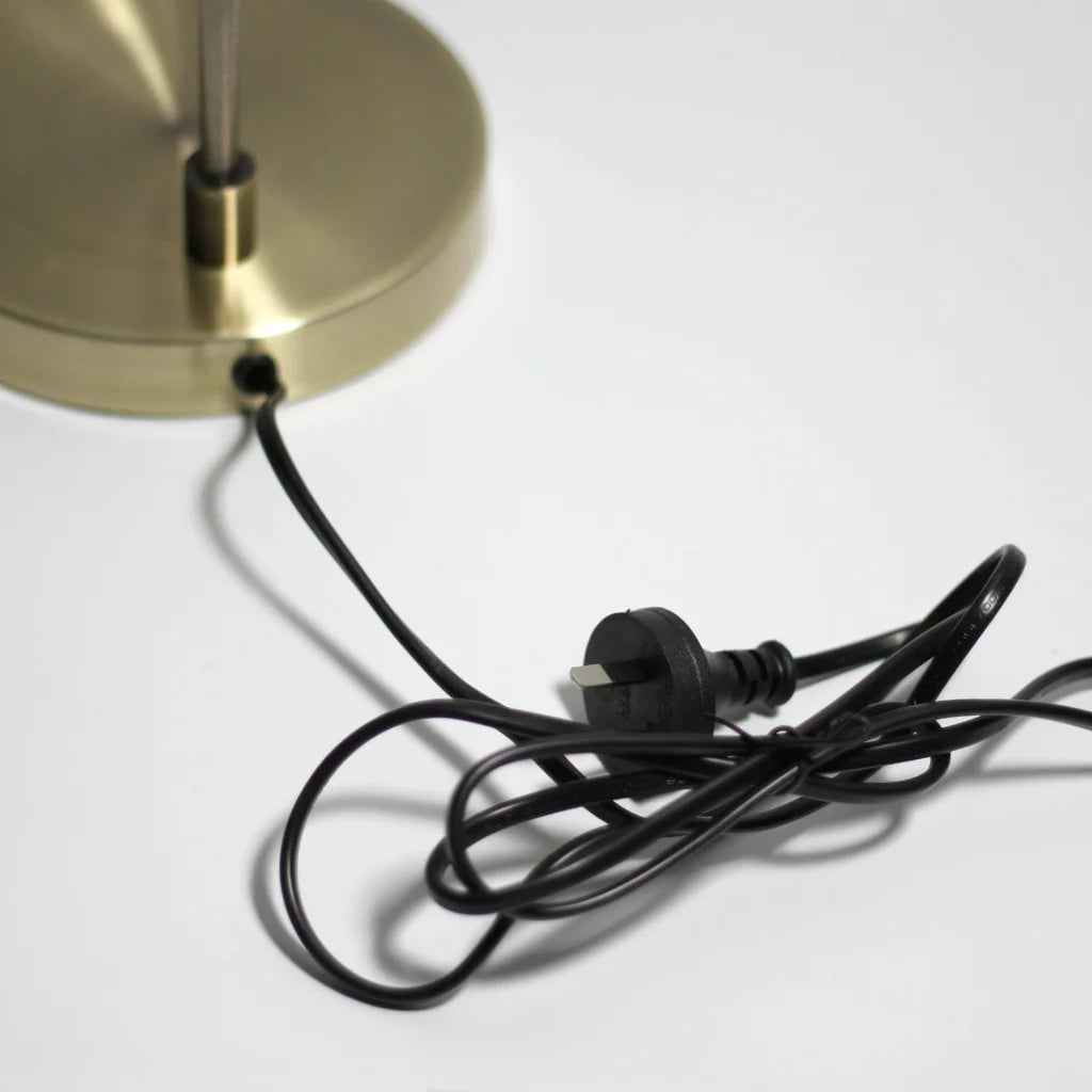 Sarla Table Lamp - Antique Brass - Home & Garden