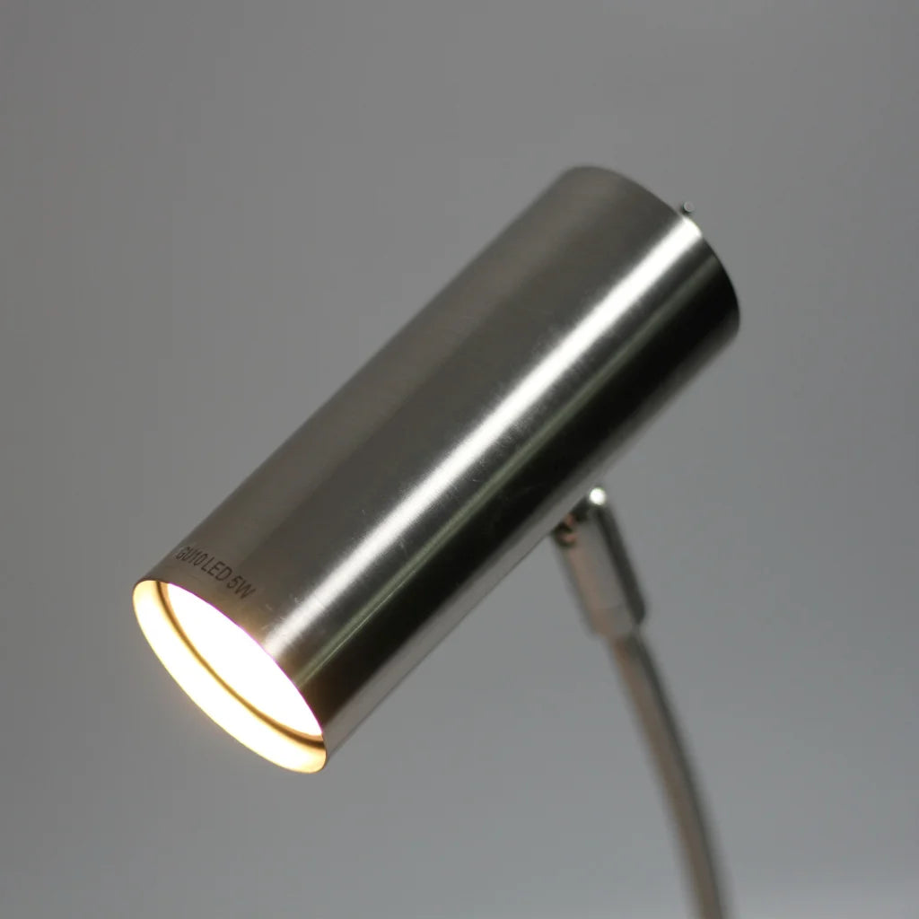 Sarla Table Lamp - Satin Chrome - Home & Garden