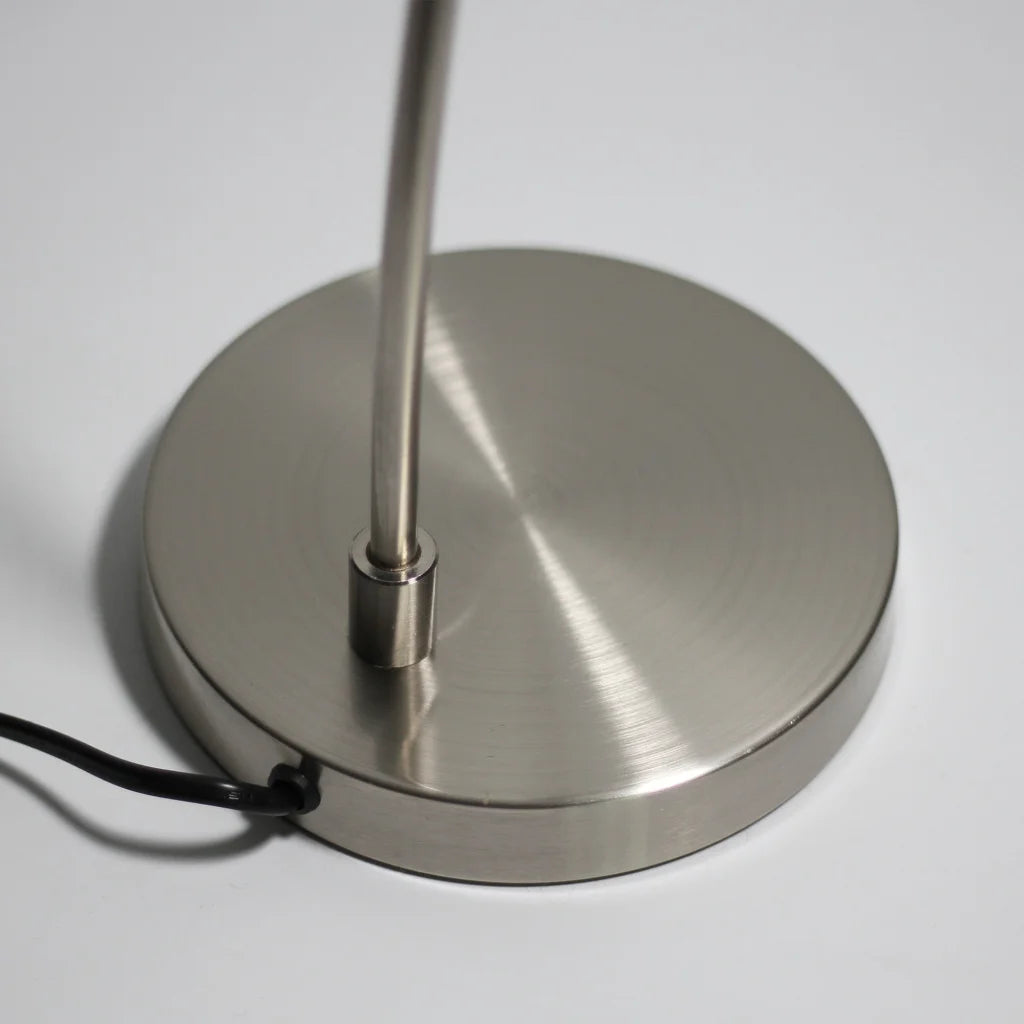 Sarla Table Lamp - Satin Chrome - Home & Garden