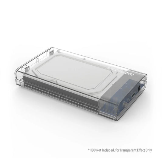 SATA to USB 3.0 Hard Drive Docking Enclosure - Clear