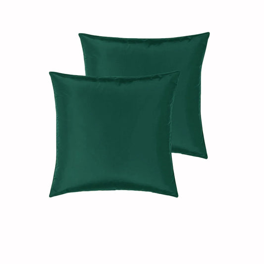 Satin European Pillowcases PepperMill Pair - Forest - Home