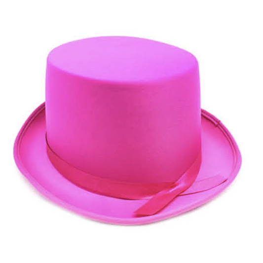 SATIN TOP HAT Costume Party Cap Fancy Dress Trilby Fedora