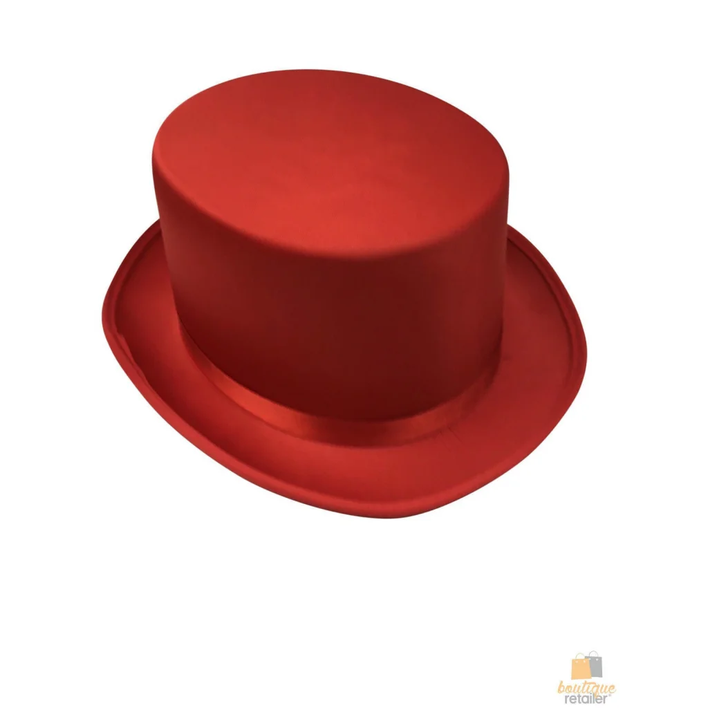 SATIN TOP HAT Costume Party Cap Fancy Dress Trilby Fedora