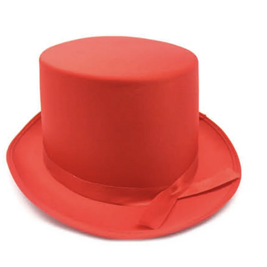 SATIN TOP HAT Costume Party Cap Fancy Dress Trilby Fedora