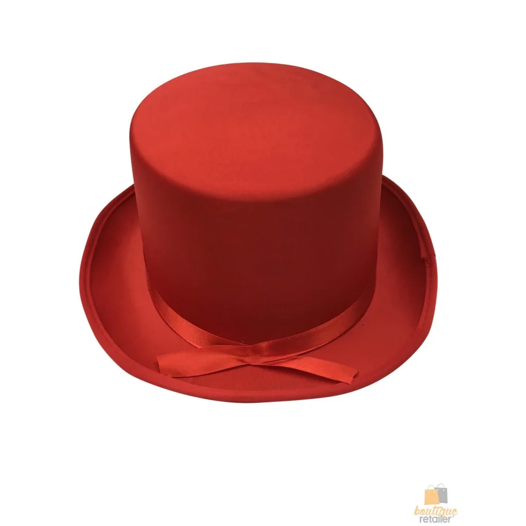 SATIN TOP HAT Costume Party Cap Fancy Dress Trilby Fedora
