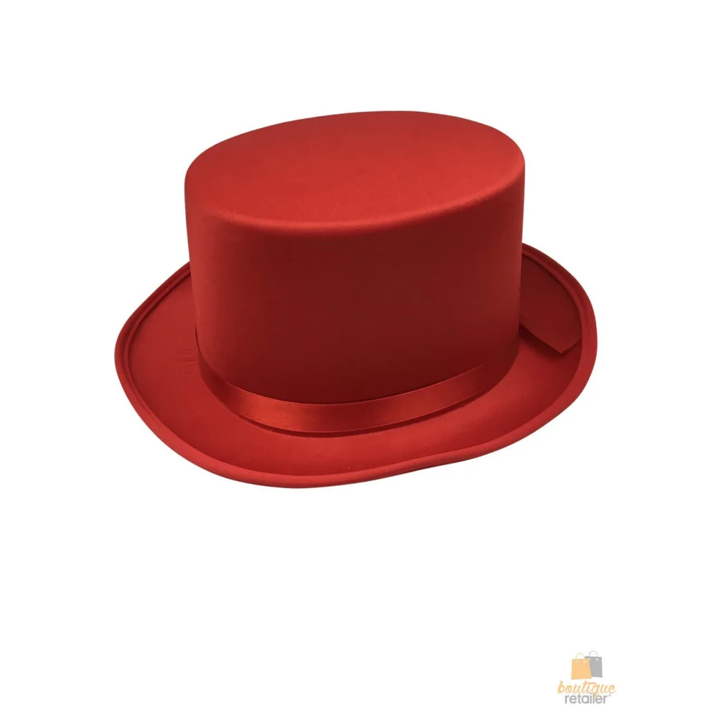 SATIN TOP HAT Costume Party Cap Fancy Dress Trilby Fedora