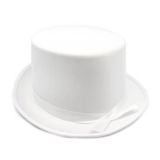 SATIN TOP HAT Costume Party Cap Fancy Dress Trilby Fedora