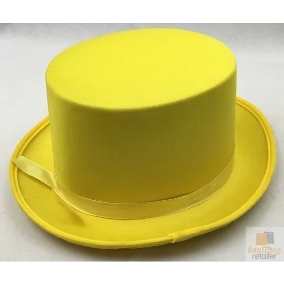 SATIN TOP HAT Costume Party Cap Fancy Dress Trilby Fedora