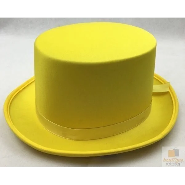 SATIN TOP HAT Costume Party Cap Fancy Dress Trilby Fedora