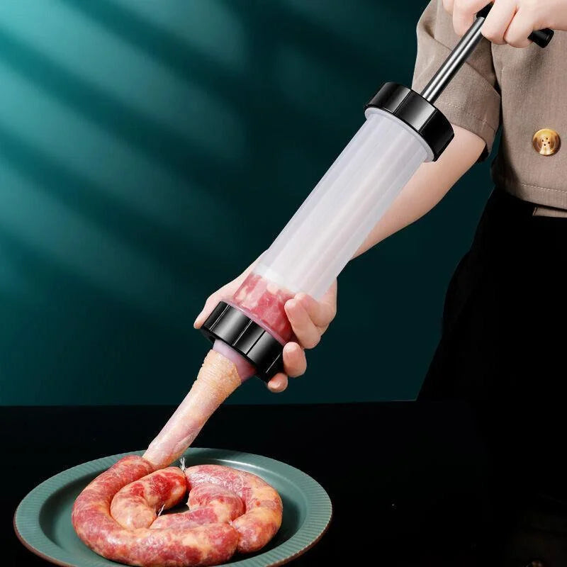Sausage Machine Meat Filler Stuffer Salami Maker Funnel