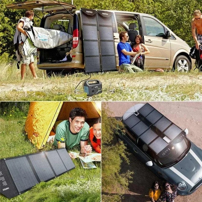 SC007 Solar Panel Portable Charger - 80W 18V with USB-C PD