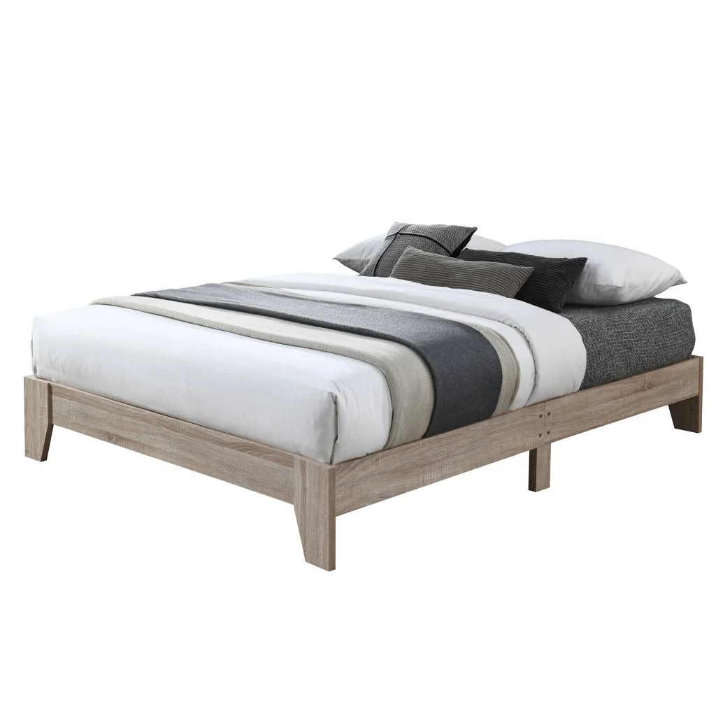 Scandi Bed Base - Queen - Furniture > Bedroom > Beds & Bed