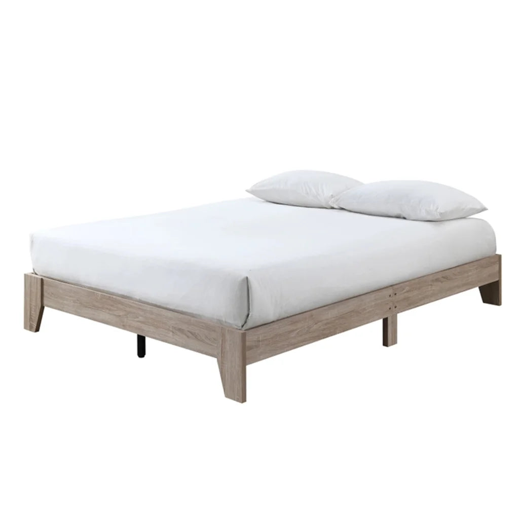 Scandi Bed Base - Queen - Furniture > Bedroom > Beds & Bed
