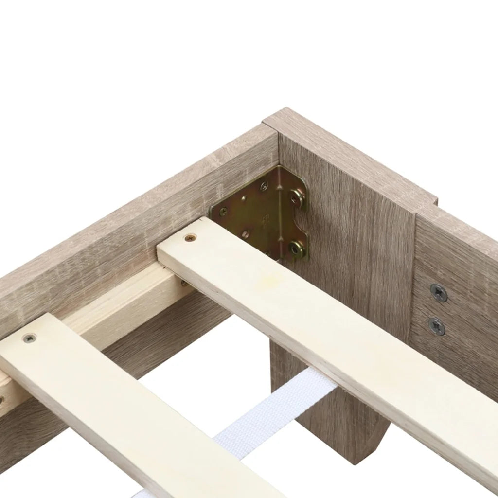 Scandi Bed Base - Queen - Furniture > Bedroom > Beds & Bed