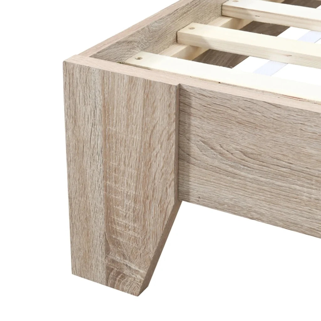 Scandi Bed Base - Queen - Furniture > Bedroom > Beds & Bed