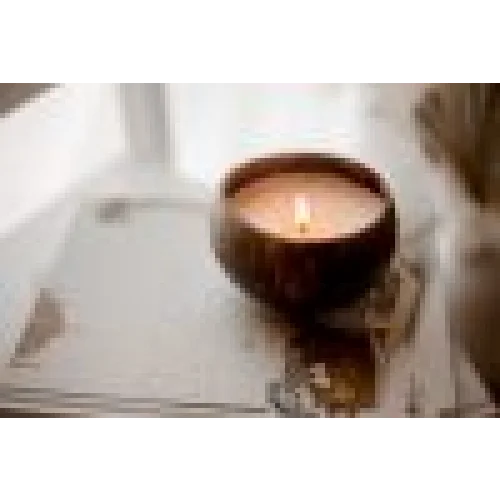 Scented Candle Coco - Cotton Wick - Vanilla Bean - Spring