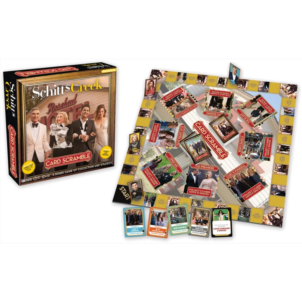 Schitt’s Creek Card Scramble Board Game