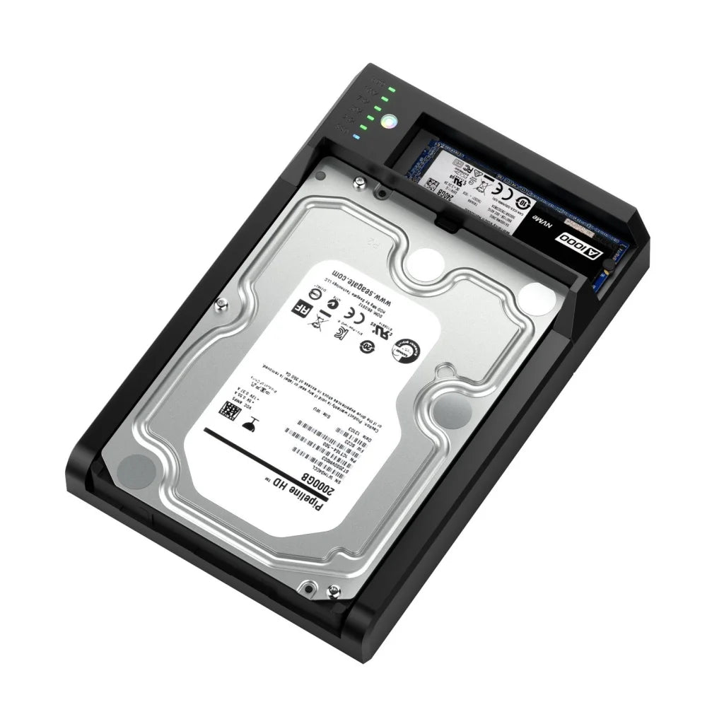 SD570 NVMe M.2 + SATA HDD & SSD Dual Bay Docking Station