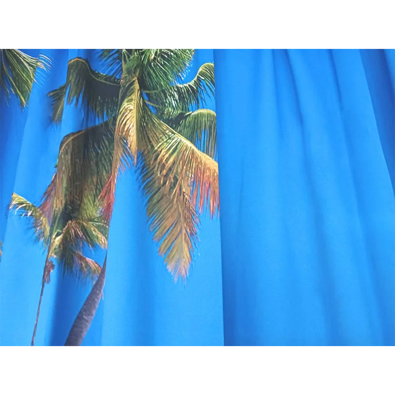 Sea View 3D Printing Blockout Curtains 260x213cm PINCH