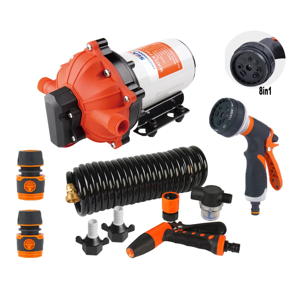 SEAFLO Deck Washdown Pump Kit 70PSI Boat Yacht 12V 5GPM