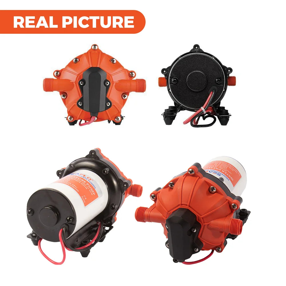 SEAFLO Deck Washdown Pump Kit 70PSI Boat Yacht 12V 5GPM