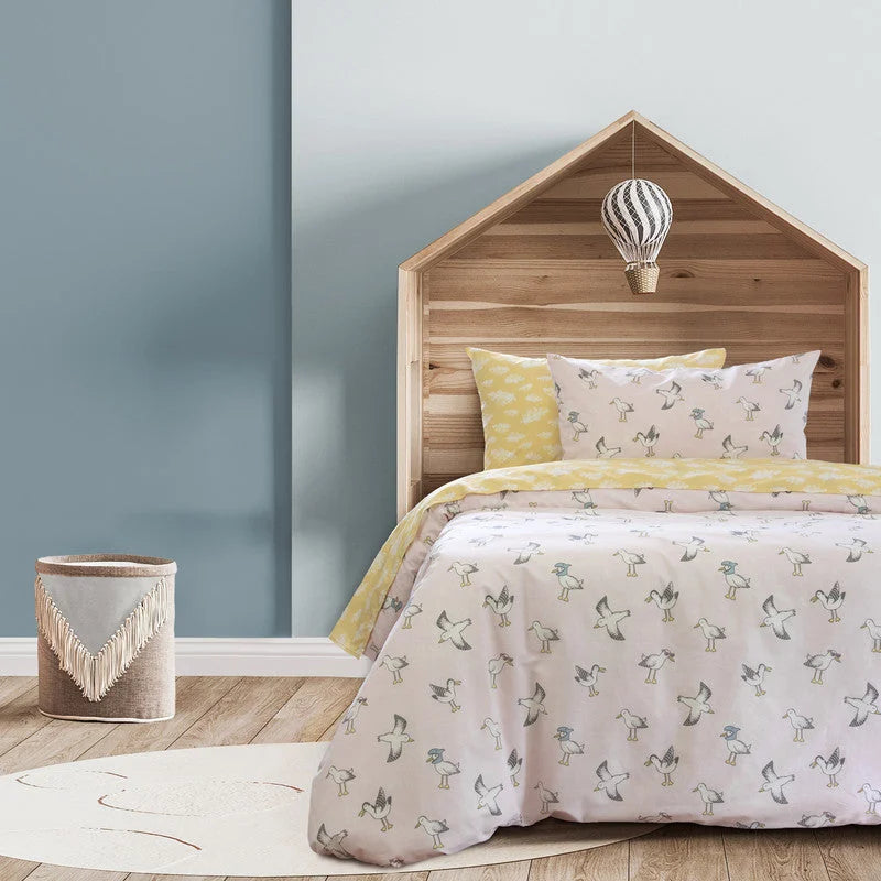 Seagulls Quilt Cover Set - Single - Home & Garden