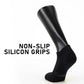Seamless Sport Sneakers Socks Non-Slip Heel Tab White