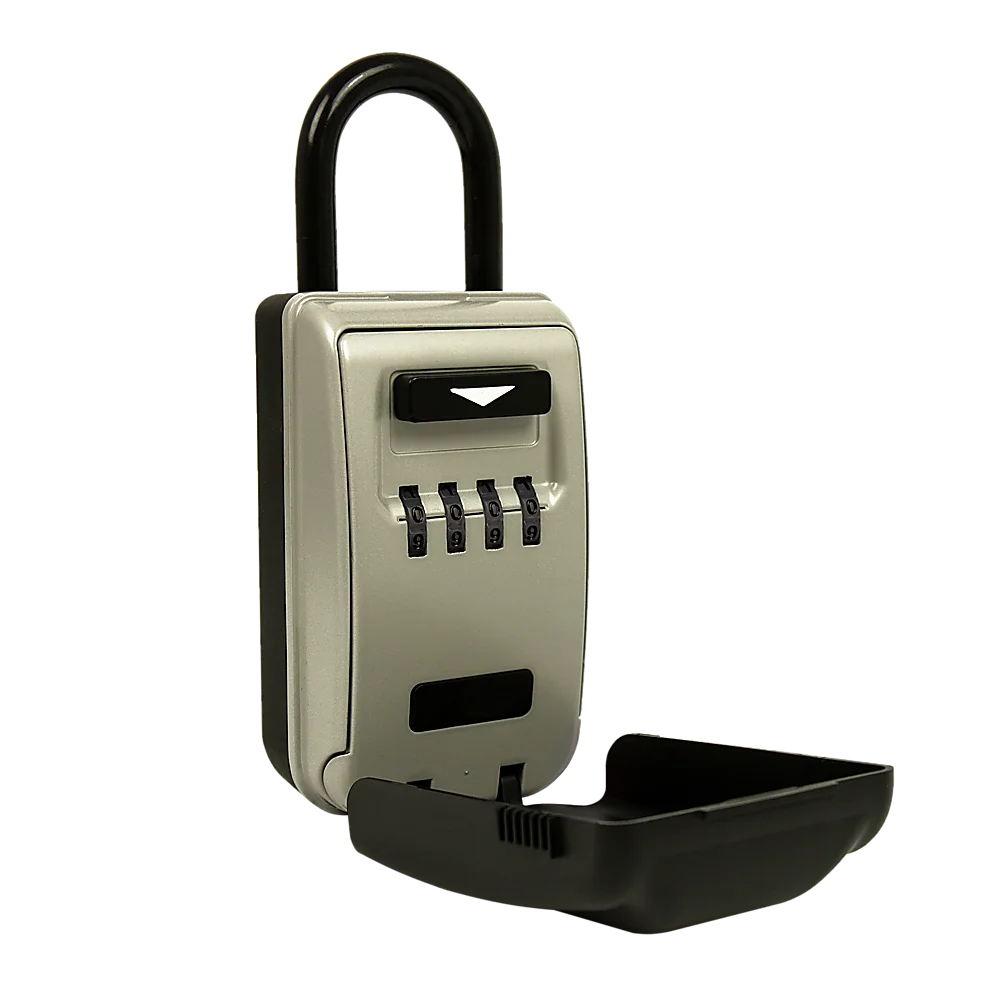 Security 4-Digit Combination Cable Lock Box with Luminous