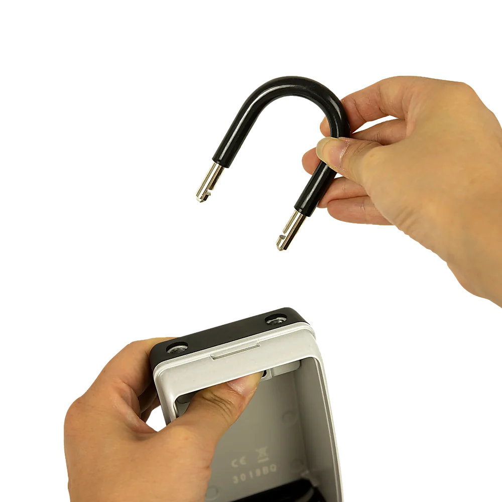 Security 4-Digit Combination Cable Lock Box with Luminous