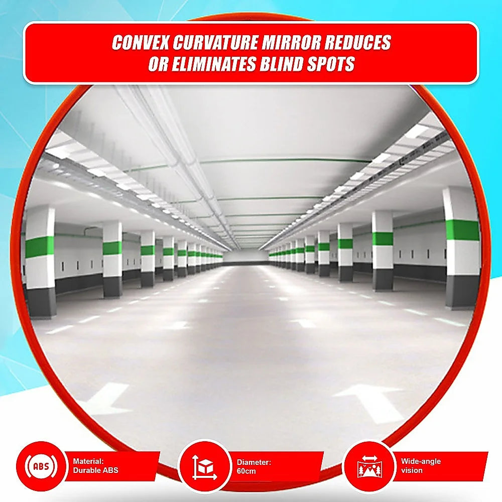 Security Convex Mirror 60cm Wide Angle Road Safety Traffic