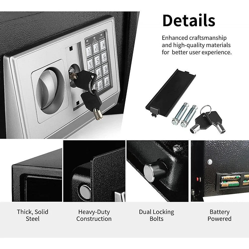Security Safe Box Digital Electronic Lock - Furniture