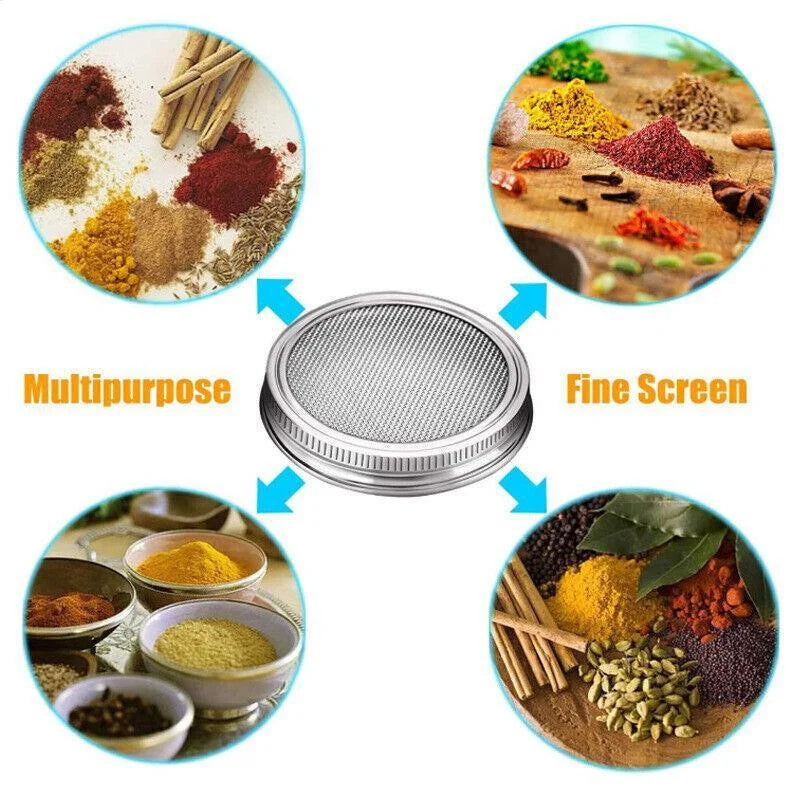 Seed Sprouting Lids Tools Strainer Screen Kits For Wide