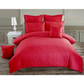 Seersucker Quilt/Duvet Cover Set King Size Red - Home &