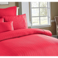 Seersucker Quilt/Duvet Cover Set King Size Red - Home &
