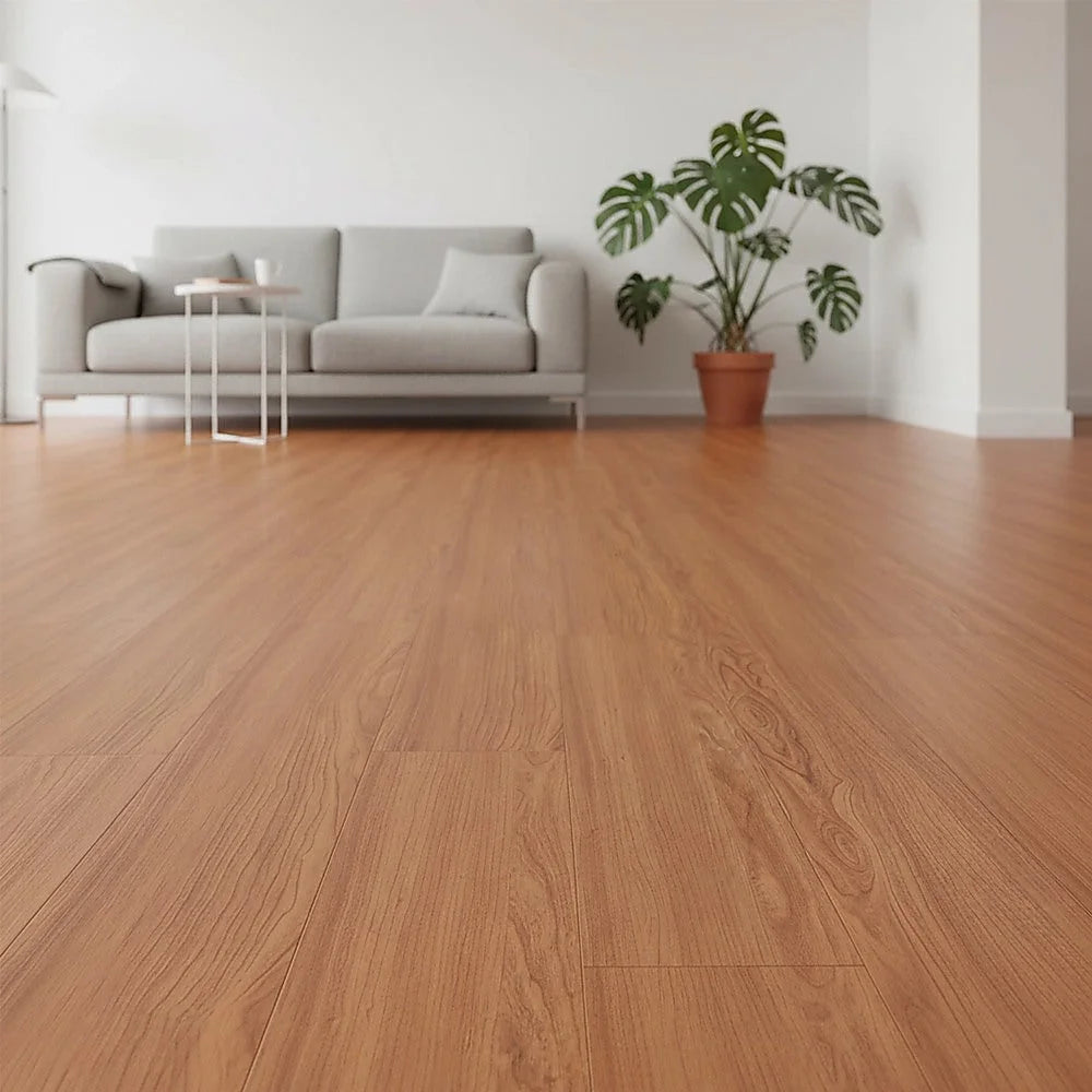 Self Adhesive Flooring Floor Tiles African Mahogany Wood
