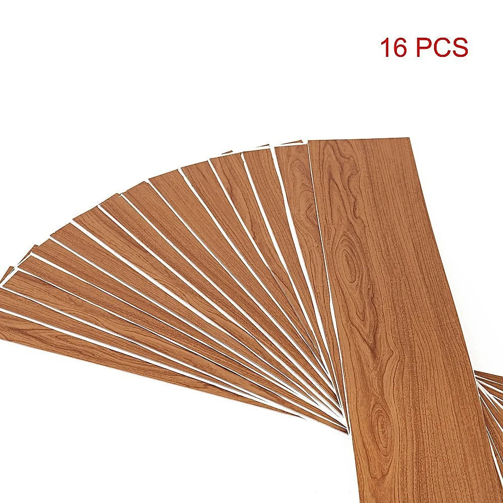 Self Adhesive Flooring Floor Tiles African Mahogany Wood