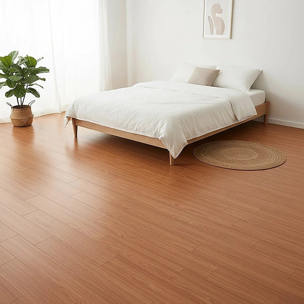 Self Adhesive Flooring Floor Tiles African Mahogany Wood