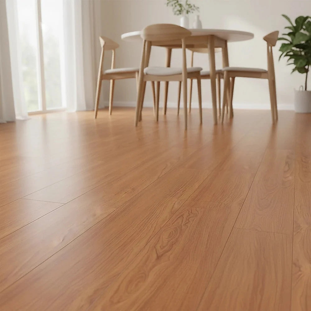 Self Adhesive Flooring Floor Tiles African Mahogany Wood