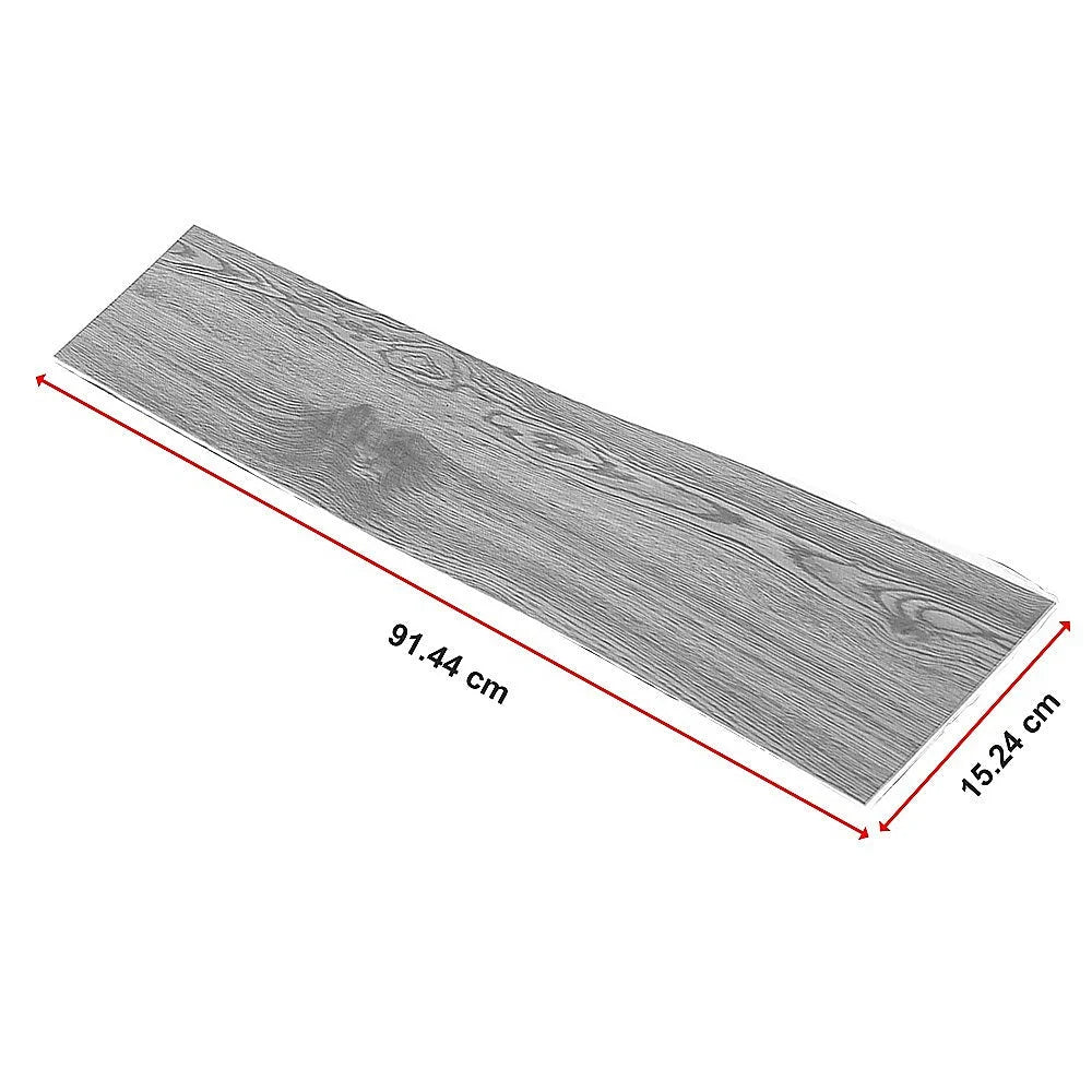 Self Adhesive Flooring Floor Tiles Ebony Wood Grain 16 Pack