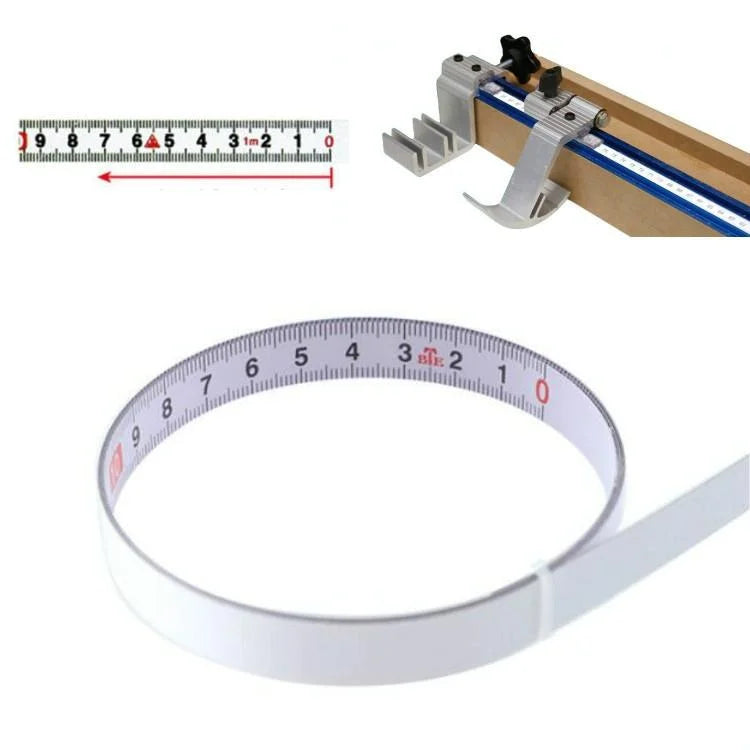 Self-adhesive Steel Ruler with 5m Tape Measure - Tools >