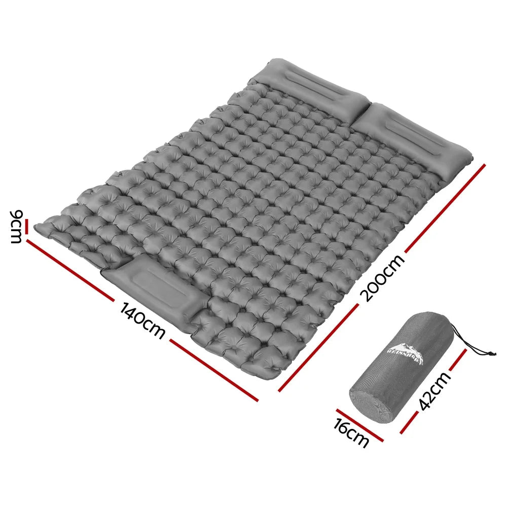 Self-Inflating Mattress Camping Sleeping Mat Air Bed Double
