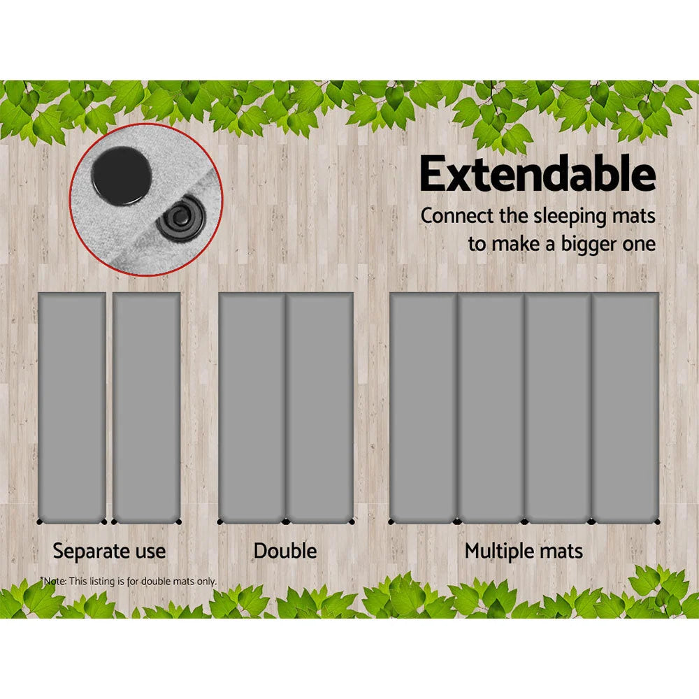 Self-Inflating Mattress Camping Sleeping Mat Air Bed Pad