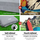 Grey 10cm mattress with weisshorn self inflating camping
