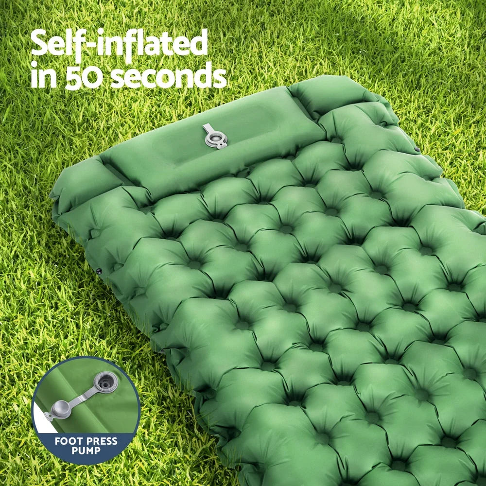 Self-Inflating Mattress Camping Sleeping Mat Air Bed Pad