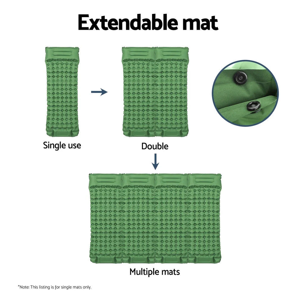 Self-Inflating Mattress Camping Sleeping Mat Air Bed Pad