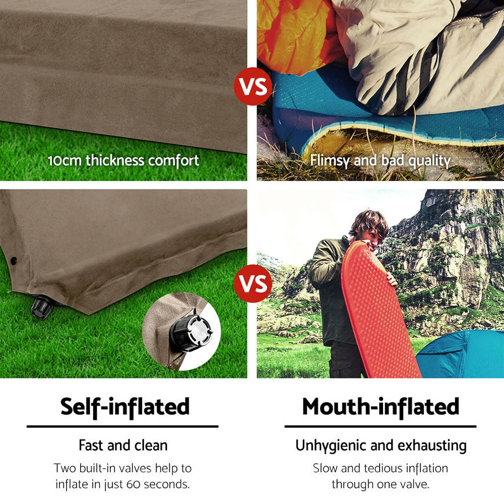 10cm mattress with bedroom mattress cover and side stitching