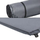 Grey mattress with self inflating outdoor double