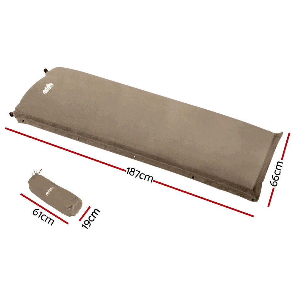 Self Inflating Mattress Single 10 Thick