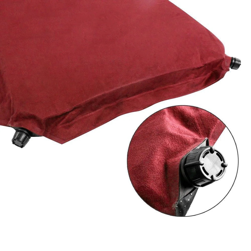 Self Inflating Mattress Sleeping Suede Mat Air Bed Camping